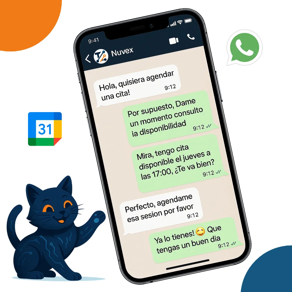 Nuvex - Agente de IA para gestión automatizada de citas médicas
